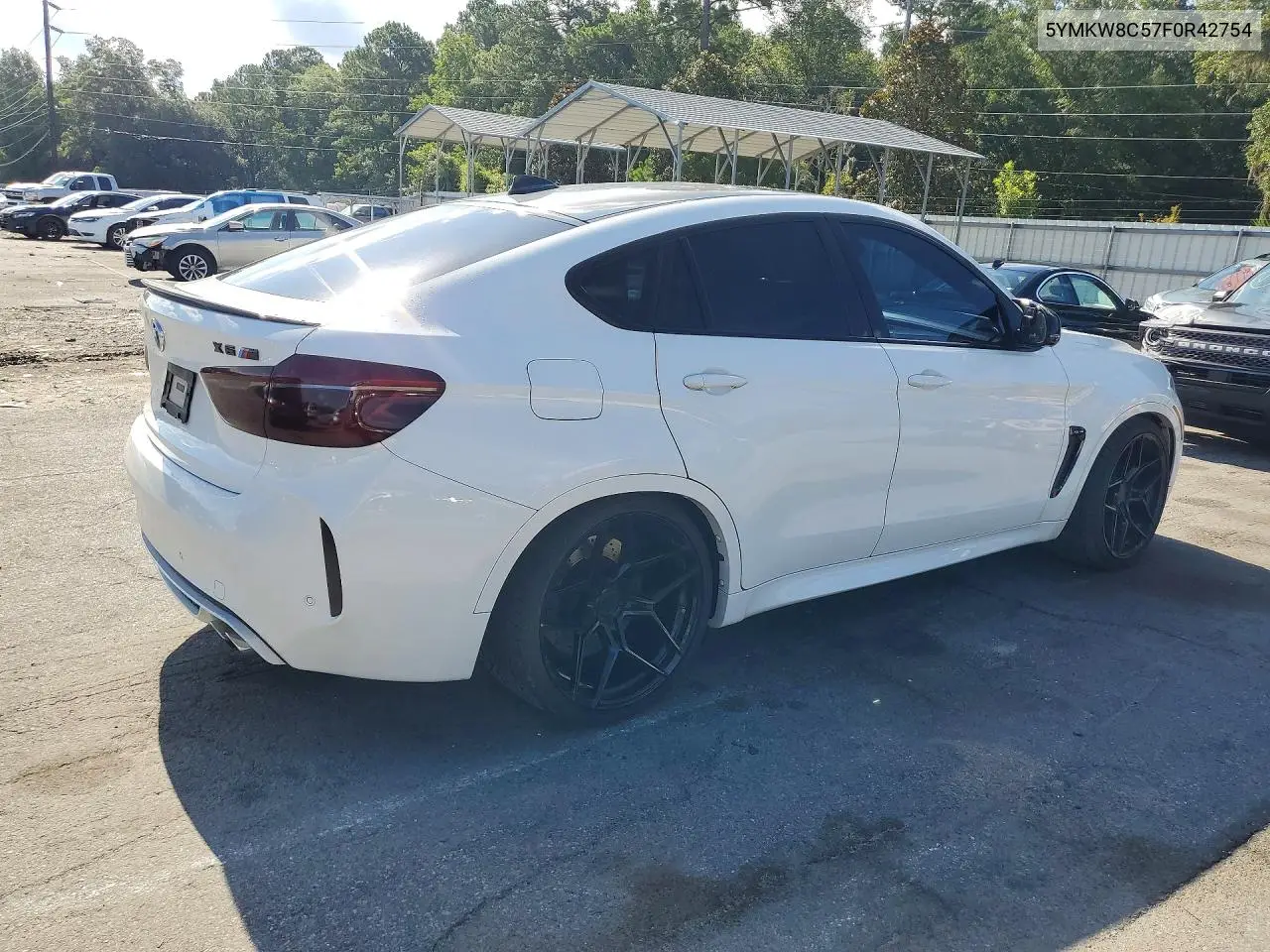 2015 BMW X6 M vin: 5YMKW8C57F0R42754