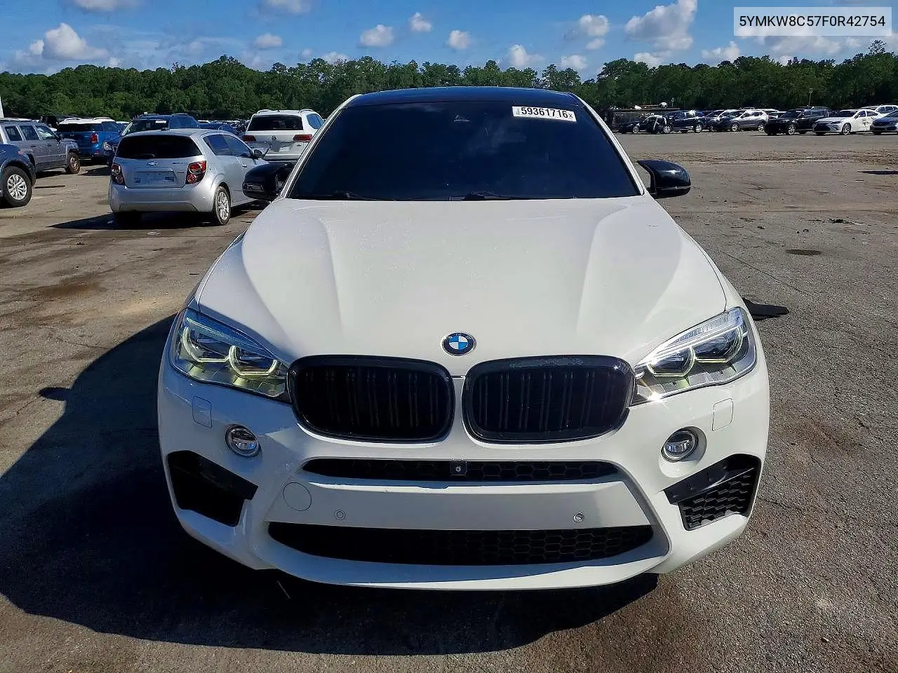 2015 BMW X6 M vin: 5YMKW8C57F0R42754