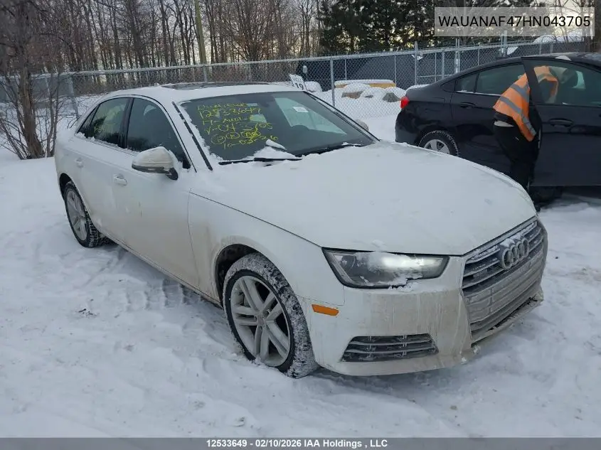 2017 Audi A4 2.0T Komfort