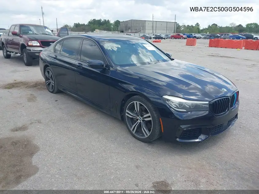 2016 BMW 740I
