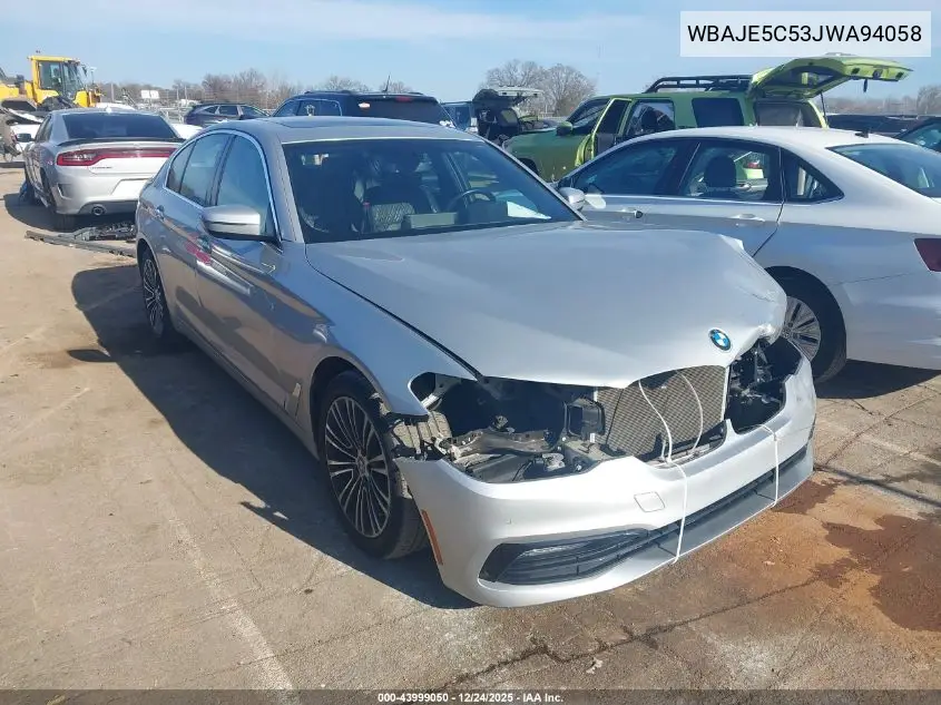 2018 BMW 540I