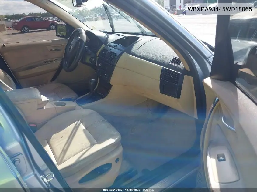 WBXPA93445WD18065 | 2005 BMW X3 3.0I