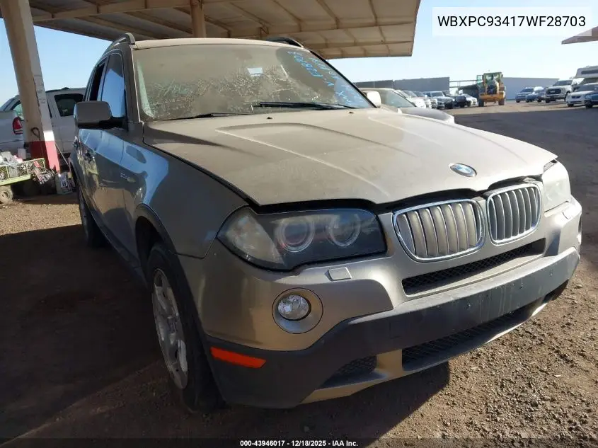 2007 BMW X3 3.0Si