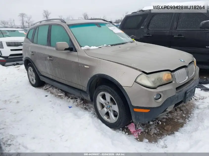 2008 BMW X3 3.0Si