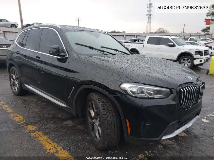 2022 BMW X3 Sdrive30I