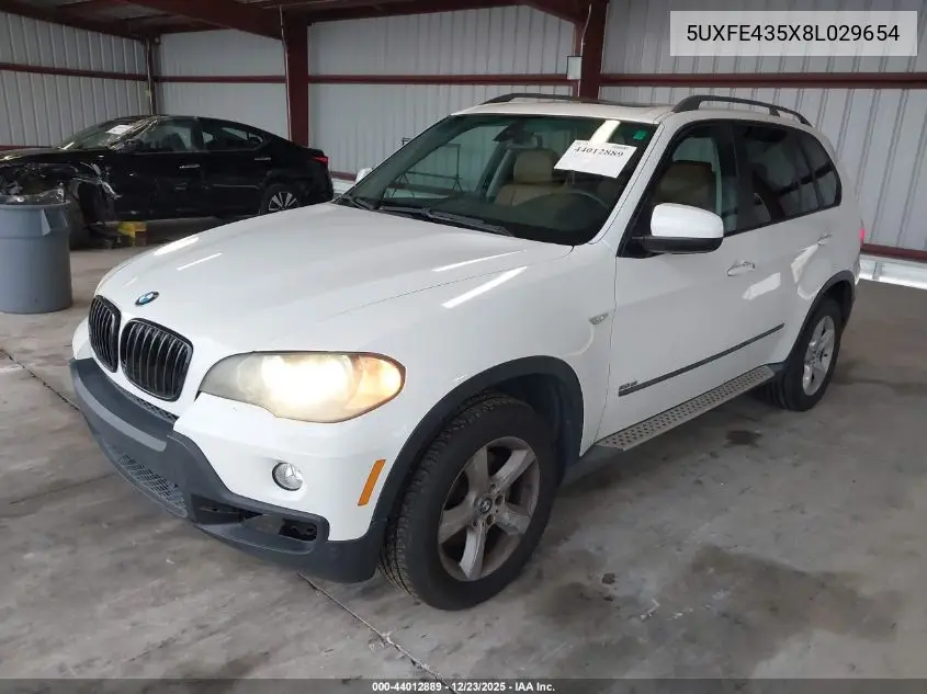 5UXFE435X8L029654 | 2008 BMW X5 3.0Si