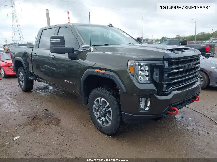 2022 GMC Sierra 2500Hd 4Wd Standard Bed At4